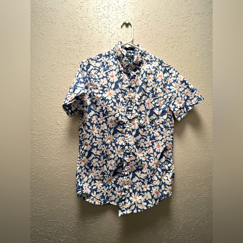 J-crew slim short sleeve button down